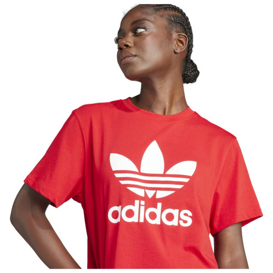 Adidas Γυναικεία κοντομάνικη μπλούζα Adicolor Trefoil Boxy Tee